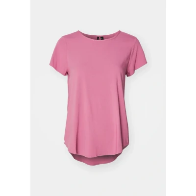 Abbildung von VERO MODA Damen Vmbella Ss Top WVN Ga Noos T Shirt, Mesa Rose, XS