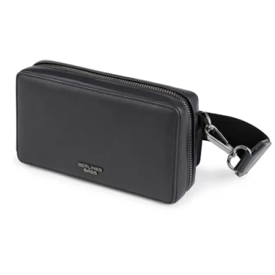 Abbildung von Berliner Bags Premium Umhängetasche Seoul Go to Pocket, Kleine Crossbody Tasche aus Leder Schwarz