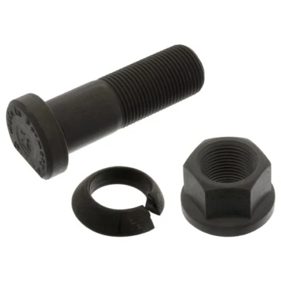 Abbildung von FEBI BILSTEIN 06275 Radbolzen M20 x 1,5 70 10.9 mit Mutter, Sicherungsring phosphatiert