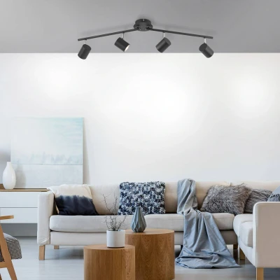 Abbildung von JUST LIGHT LED Deckenleuchte »TARIK«, 4 flammig, Leuchtmittel GU10 wechselbar,