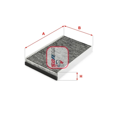 Abbildung von Innenraumfilter SOFIMA S4267CA