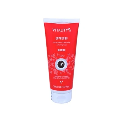 Abbildung von Vitalitys Espresso Rot 200ml direktziehender Tönungs und Pflegebalsam