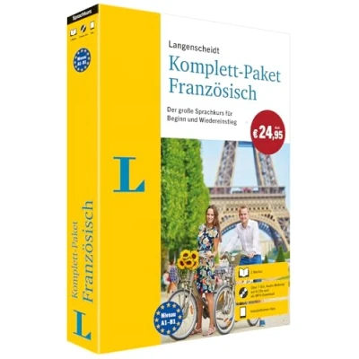 Abbildung von Langenscheidt Komplett Paket Französisch: Sprachkurs zum Französisch lernen für Anfänger und Wiedereinsteiger mit 2 Büchern, 7 CDs Vokabeltrainer App