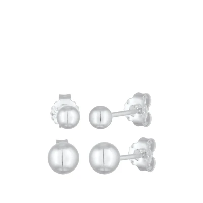 Abbildung von Elli Paar Ohrstecker »Ohrringe Kugel 2er Set 925 Silber«