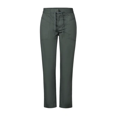 Abbildung von Street One Stoffhose, Damen, Größe: 44x28, Grün