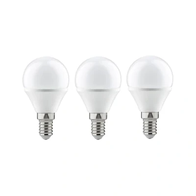 Abbildung von Paulmann 28427 LED Lampe Tropfen 3x4W E14 230V Warmweiß Leuchtmittel, Opal