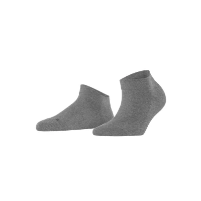 Abbildung von Falke Sensitive London BÜNDCHEN LOGO Socken, Damen, Größe: 39 42, Grau