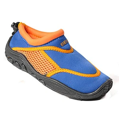 Abbildung von BECO Badeschuhe / Surfschuhe für Kinder blau/orange 23