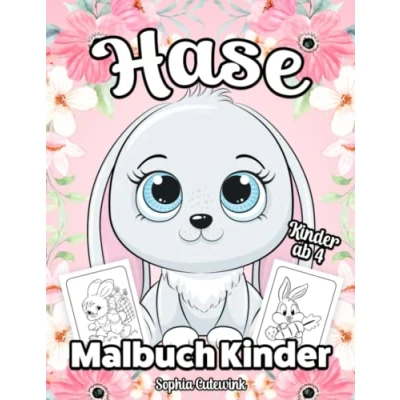 Abbildung von Hase Malbuch ab 4: Kinder Mädchen Geschenke Mitbringsel Kindergeburtstag