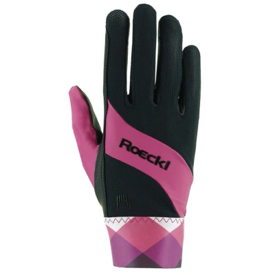 Abbildung von Roeckl Handschuhe Martingal Schwarz/Posh Pink 6