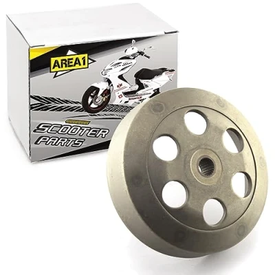 Abbildung von Area1 Motorroller Ersatz Kupplungsglocke 50ccm 107mm Kompatibel mit Aerox Jog Neos, Runner, NRG TPH Zip, ET2 ET4 Sprint, Speedfight 2 3 4 Jetforce, GY6 139QMA/QMB
