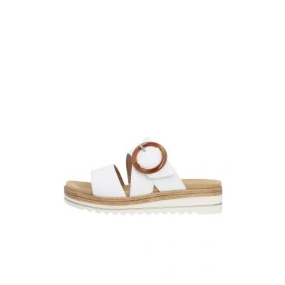 Abbildung von Remonte Pantolette flach, Damen, Größe: 41, Weiss Schuhe