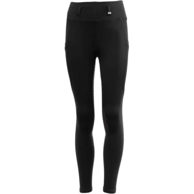 Abbildung von BR Reitleggings Minja Silikon Besatz Schwarz 140