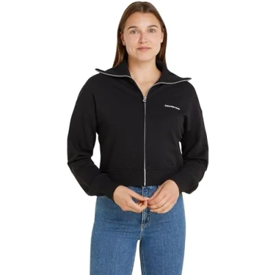 Abbildung von Calvin Klein Jeans Sweatshirt »DIFFUSED MONOLOGO ZIP THROUGH«, mit Logoschriftzug