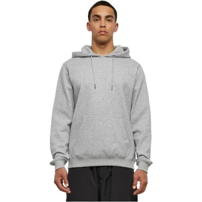 Abbildung von Urban Classics Herren Kapuzenpullover Basic Terry Hoodie, Grau (Grey 00111), X Large