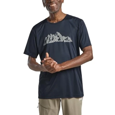 Abbildung von Jack Wolfskin Sport Tshirt, Herren, Größe: 3XL, Mtn midnight sky