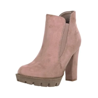 Abbildung von Elara Damen Stiefelette Ankle Boots Chunkyrayan EL800 Khaki 39