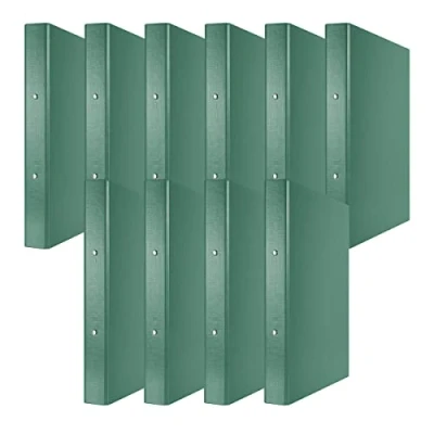 Abbildung von DONAU 3736001PL 06 Ringbuch Grün 2 O Ring Mechanik 30mm DIN A4 Ringordner/ Binder Pappe/ Kunststoff Aus 1,9 mm dickem Karton mit öko PP 100µ 10er Packung