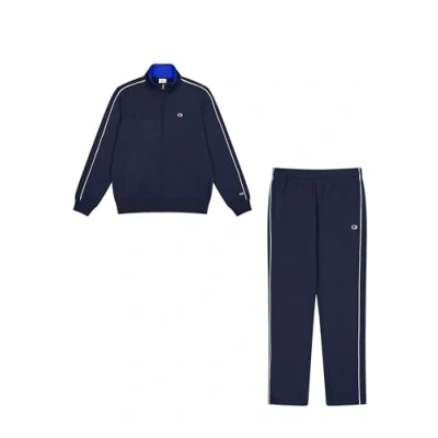 Abbildung von Champion FULL ZIP WITH LOGO SET Trainingsanzug, Herren, Größe: Small, nny wht bai