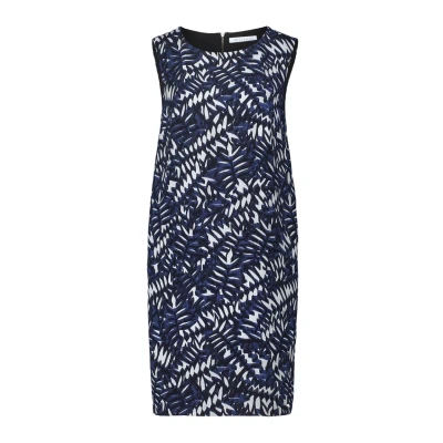 Abbildung von Betty &amp; Co Sommerkleid MIT Reissverschluss Freizeitkleid, Damen, Größe: 36, Weiß dunkelblau