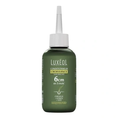 Abbildung von Luxeol Conditioner für Wachstum ohne Ausspülen wächst 6 cm in 3 Monaten* Längeres Haar schneller klinisch nachgewiesen Formel aus natürlichem Ursprung Rizinusöl, Amla, Ginseng (3) 150 ml