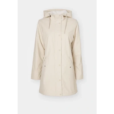 Abbildung von ONLY Onlsally Raincoat Regenjacke / wasserabweisende Jacke, Damen, Größe: XS, Oatmeal/white