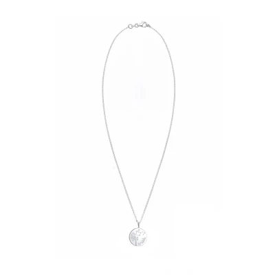 Abbildung von Elli WISH Flower Dandelion Halskette, Damen, Größe: 45, Silber