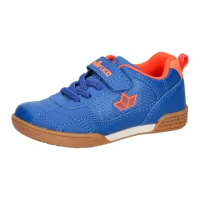 Abbildung von Lico Bernie V Hallenturnschuhe, Blau/Orange, 35 EU