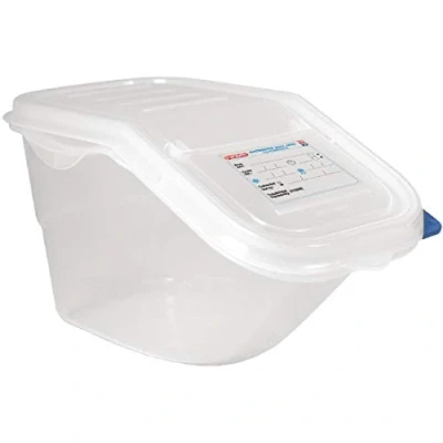 Abbildung von Araven 9146 Accessible Container with lid GN 44199, Weiß, 200(h) x 200(w) 395(d)mm.