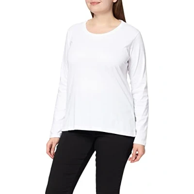 Abbildung von berydale Damen Langarm Shirt mit Rundhalsausschnitt aus 100% Baumwolle im Multipack