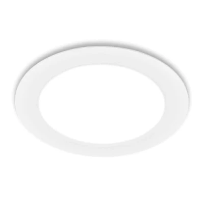 Abbildung von BRILONER 1x LED Einbaustrahler 230V flach, neutralweißes Licht, 18W, 1980lm, Spot, Deckenspots, Spots 230V, Einbauleuchten, Einbauspots LED, Deckenstrahler, 68mm, 220x30mm (DxH), Weiß