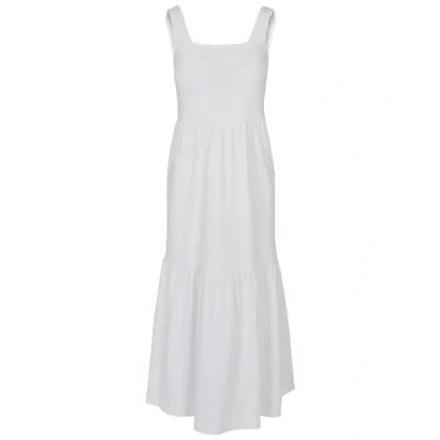 Abbildung von Urban Classics 7/8 Length Valance Summer Jerseykleid, Damen, Größe: Small, White