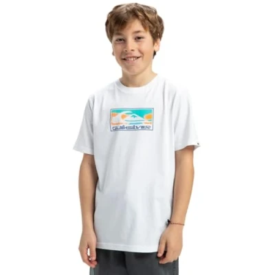 Abbildung von Quiksilver EV Gradient BOX Tshirt print für Kinder, Größe: 140, Wbb