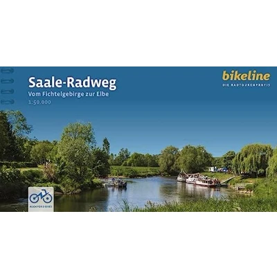 Abbildung von Saale Radweg: Vom Fichtelgebirge zur Elbe, 1:50.000, 410 km, wetterfest/reißfest, GPS Tracks Download, LiveUpdate (Bikeline Radtourenbücher)