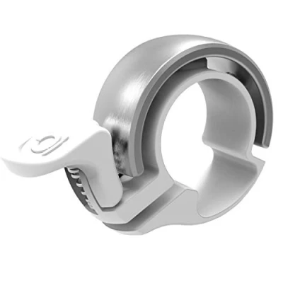 Abbildung von Knog Oi Classic Fahrradklingel White/Silver Ausführung Large (23,8 31,8mm) 2020 Fahrradhupe