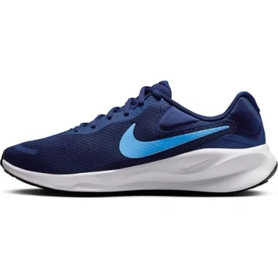 Abbildung von Nike Performance Revolution 7 Laufschuh Straße, Herren, Größe: 42, Blue void/university blue/white/black Schuhe