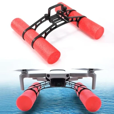 Abbildung von Water Landing Gear kompatibel mit DJI Mini 2 Drohnen Wasser Fahrwerk für Mavic Landefüße Landegestell Drohne Schwarz