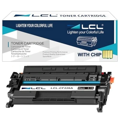 Abbildung von LCL Kompatibel Tonerkartusche 26A CF226A (1 Schwarz) Ersatz für HP Laserjet Pro M402n M402d M402dn M402dne M402dw MFP M426 M426dw M426fdn M426fdw