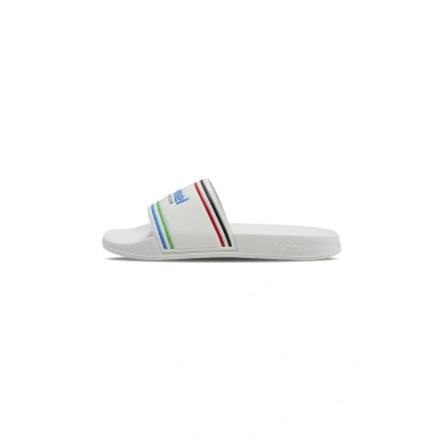 Abbildung von Hummel Pantolette flach, Größe: 36, White multicolor Schuhe