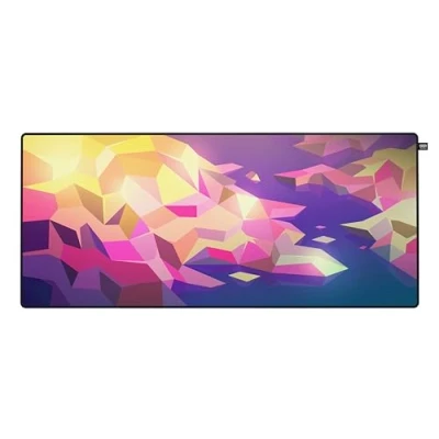 Abbildung von CHERRY XTRFY GP5, XL Gaming Mauspad aus Stoff (920 x 400 3 mm), Glattes Speed Pad für Präzision, Vernähte Kanten, rutschfest, Maschinenwaschbar, Litus Pink