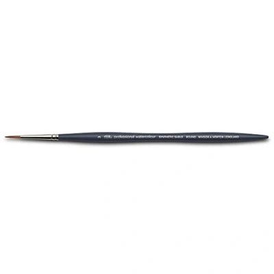 Abbildung von Winsor &amp; Newton 5011103 Professional Aquarellpinsel, Malpinsel für Aquarellfarben mit synthetischen Fasern, ergonomischer Griff, langlebig formstabil, kurze Stiel Rundpinsel Nr. 3