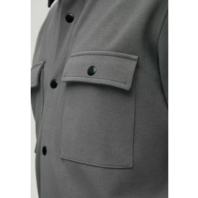 Abbildung von Selected Homme Slhjackie Jacket Hemd, Herren, Größe: Large, Granite grey
