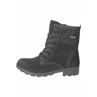 Abbildung von RICOSTA Mädchen Combat Boots DISERA, Kinder Stiefeletten, Weite: Mittel, lose Einlage, RicostaTEX, schnürstiefel, Winterstiefel, schwarz (090), 39 EU