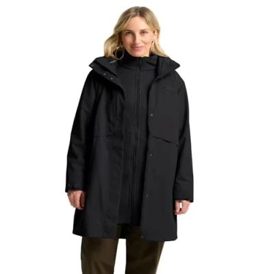 Abbildung von Jack Wolfskin Baylight 3IN1 Parka, Damen, Größe: XS, Black