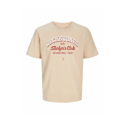 Abbildung von Jack &amp; Jones Rundhalsshirt »JJELOGO TEE SS O NECK 2 COL SS25 SN«, mit Logo Print