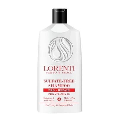 Abbildung von LORENTI TOKYO &amp; SEOUL Shampoo ohne Salz, Sulfate und Silikone 630 ml Sulfatfreies Für krauses strapaziertes Haar Spendet Feuchtigkeit