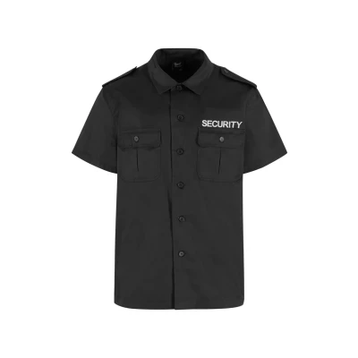 Abbildung von Brandit Herren Security US Shirt Short Sleeve Klassisches Hemd, Black, XL