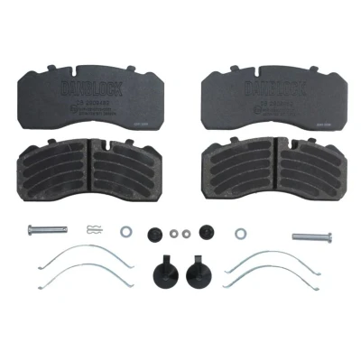 Abbildung von DANBLOCK DB 2909482 Bremsbelagsatz Vorderachse FIAT: Ducato III Van, Platform / Chassis, Minibus, IVECO: DAILY 4 Kasten/Kombi