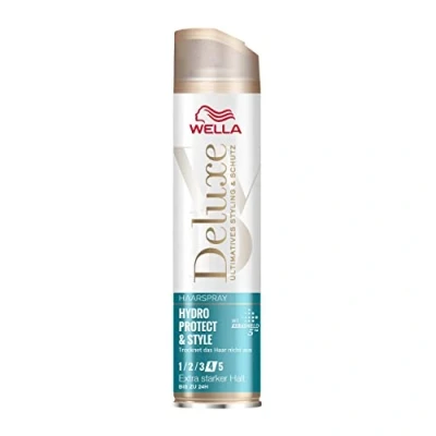 Abbildung von WELLA Deluxe Haarspray Hydro Protect und Style extra stark, 250 ml