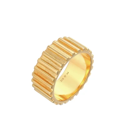 Abbildung von Elli Basic Design Ring goldcoloured, Damen, Größe: 52, Gold coloured